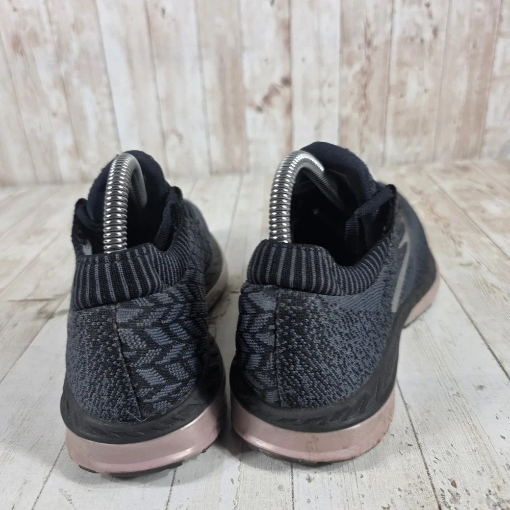 Brooks Bedlam Womens Running Shoes Black Grey Rose Gold 1202721B049 Size 7‎